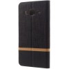 Etui portefeuille Samsung Galaxy J3 et J3 2016 Cross