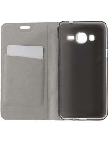 Etui portefeuille Samsung Galaxy J3 et J3 2016 Cross