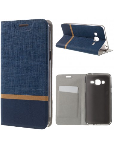 Etui portefeuille Samsung Galaxy J3 et J3 2016 Cross