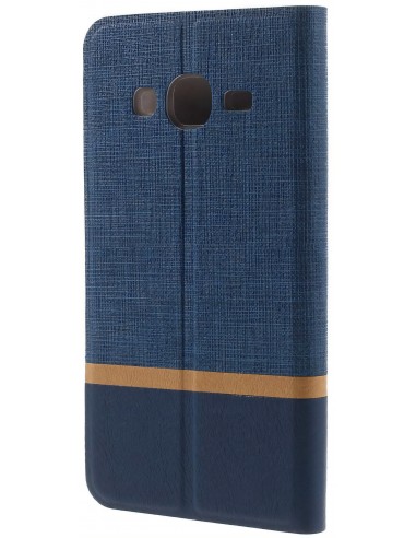 Etui portefeuille Samsung Galaxy J3 et J3 2016 Cross