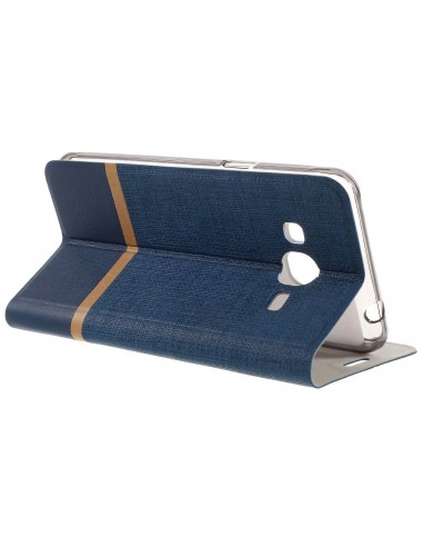 Etui portefeuille Samsung Galaxy J3 et J3 2016 Cross