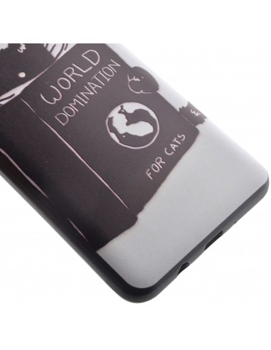 Coque silicone Galaxy J5 2016 Cat reading