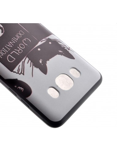 Coque silicone Galaxy J5 2016 Cat reading