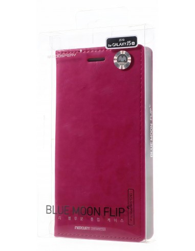 Etui portefeuille Galaxy J5 2016 Mercury Blue Moon