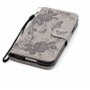 Etui portefeuille Samsung Galaxy S5 Fleurs et papillons