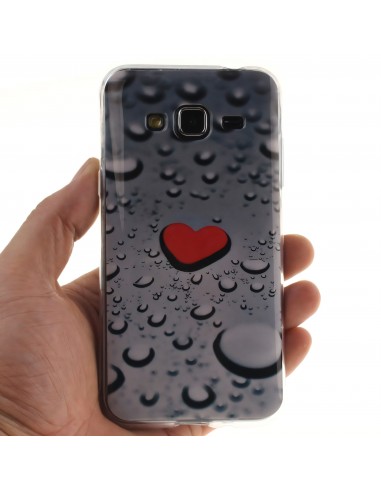 Coque silicone Galaxy J3 / Galaxy J3 2016 Gouttes d'eau