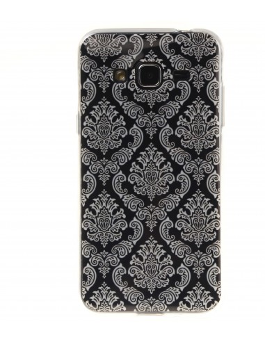 Coque silicone Galaxy J3 / Galaxy J3 2016 Fleurs de Damas