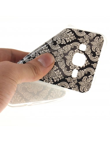 Coque silicone Galaxy J3 / Galaxy J3 2016 Fleurs de Damas