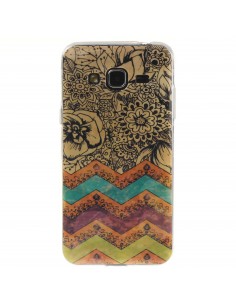 Coque silicone Galaxy J3 / Galaxy J3 2016 Fleurs