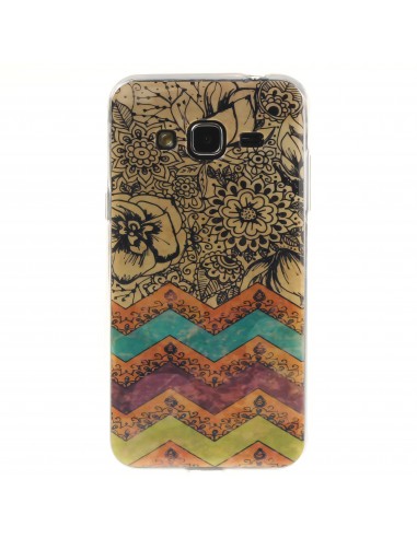 Coque silicone Galaxy J3 / Galaxy J3 2016 Fleurs