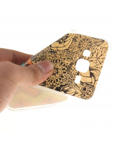 Coque silicone Galaxy J3 / Galaxy J3 2016 Fleurs