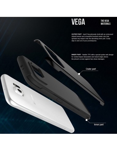 Coque antichoc Galaxy S6 Aspect Brossé