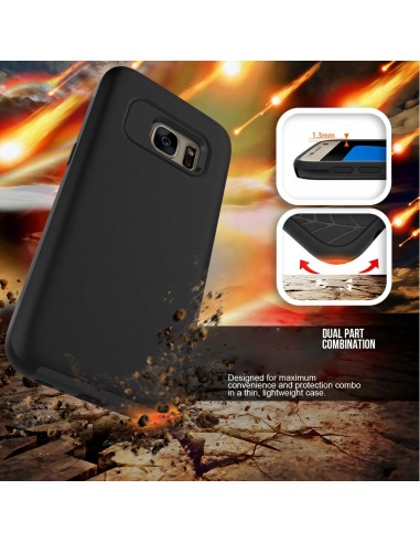 Coque antichoc Galaxy S7 Aspect brossé