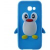 Coque silicone Galaxy A3 2017 Pingouin Bleu