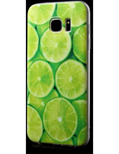 Coque Silicone Galaxy S7 edge Lemon
