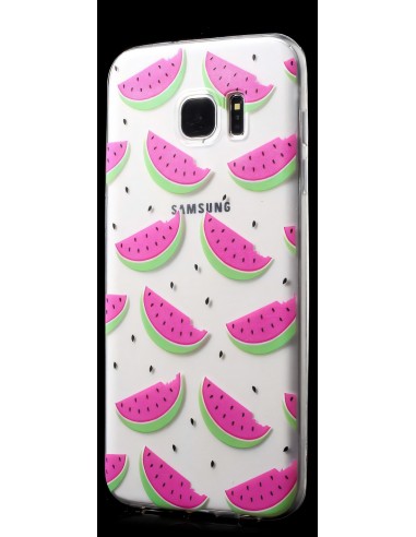Coque Silicone Galaxy S7 edge Pastèque