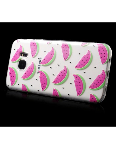 Coque Silicone Galaxy S7 edge Pastèque