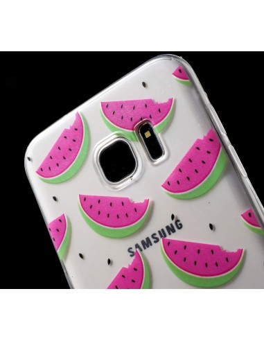 Coque Silicone Galaxy S7 edge Pastèque