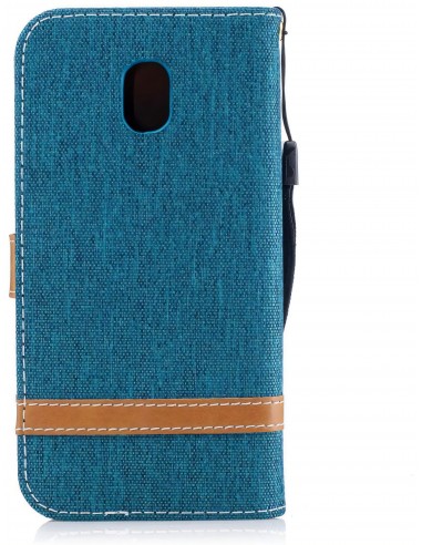 Etui portefeuille Galaxy J3 2017 Jean