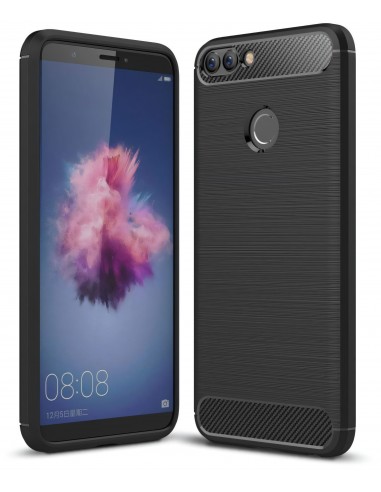 Coque silicone Huawei P Smart Style fibre de carbone