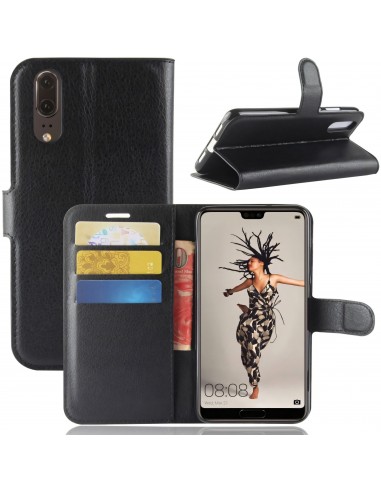 Etui portefeuille Huawei P20 Style cuir