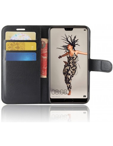 Etui portefeuille Huawei P20 Style cuir
