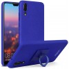 Coque Rigide Huawei P20 avec anneau Imak Bleu foncé