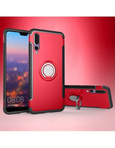 Coque antichoc Huawei P20 Pro style fibre de carbone