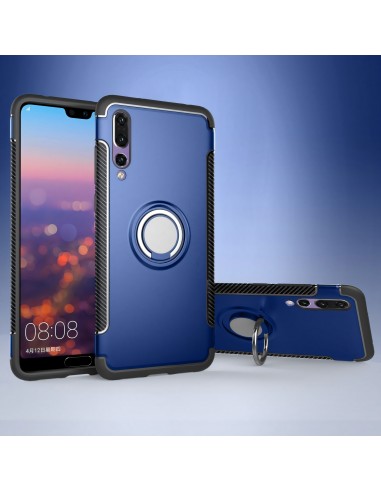 Coque antichoc Huawei P20 Pro style fibre de carbone