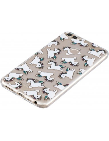 Coque silicone Huawei P Smart Adorables licornes