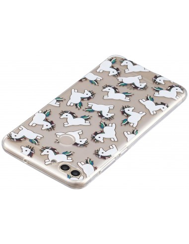 Coque silicone Huawei P Smart Adorables licornes