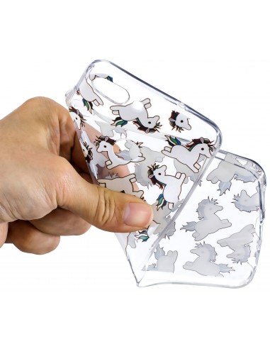 Coque silicone Huawei P Smart Adorables licornes