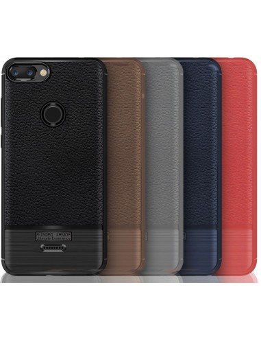Coque silicone Xiaomi Redmi 6 Litchi brossé