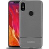 Coque silicone Xiaomi Mi 8 Litchi  Gris