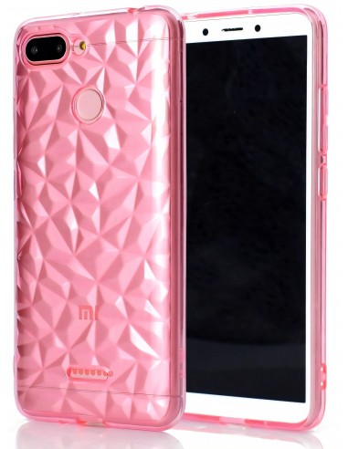 Coque silicone Xiaomi Redmi 6 Diamants 3D