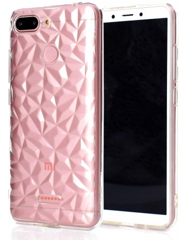 Coque silicone Xiaomi Redmi 6 Diamants 3D