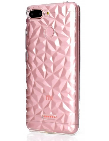 Coque silicone Xiaomi Redmi 6 Diamants 3D