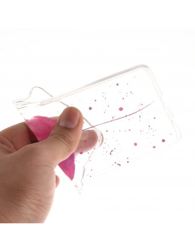 Coque Silicone Xiaomi Mi A2 et Mi 6X Fleur Rose