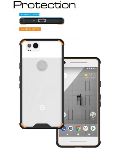 Coque antichoc transparente Google Pixel 2