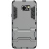 Coque antichoc Galaxy Note 5 Hybride avec support Gris