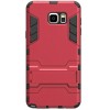Coque antichoc Galaxy Note 5 Hybride avec support Rouge