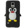 Coque silicone Galaxy S5 Pingouin