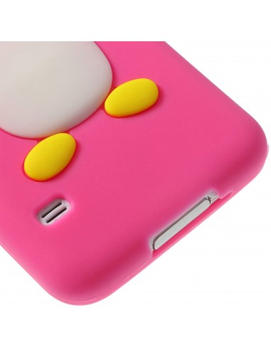Coque silicone Galaxy S5 Pingouin