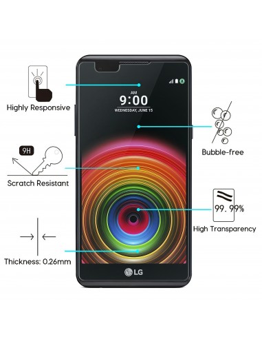 Film en verre trempé LG Q8