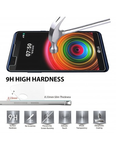 Film en verre trempé LG Q8