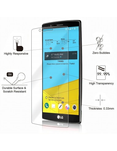 Film en verre trempé LG Q8