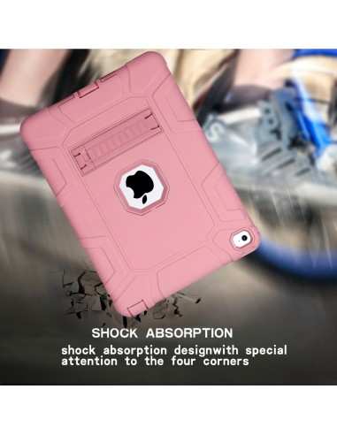 Coque antichoc renforcé 2 en 1 pour iPad Air 2 avec petit support 