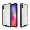 Coque silicone iPhone XS Max Coque hybrid antichocs Noir