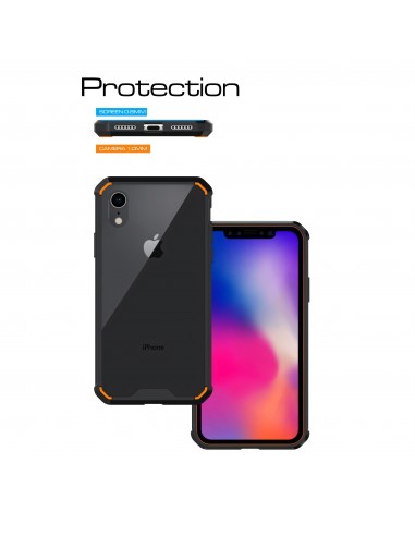 Coque silicone pour iPhone XR Coque hybrid antichocs