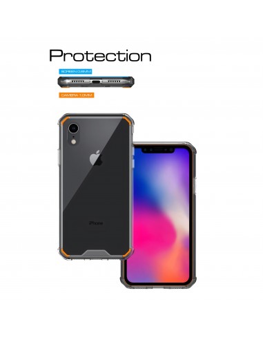 Coque silicone pour iPhone XR Coque hybrid antichocs